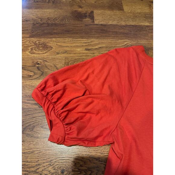 Free People Beach Women's Brentwood Cotton Maxi Dress Red/Orange Size L NWT - Picture 4 of 9